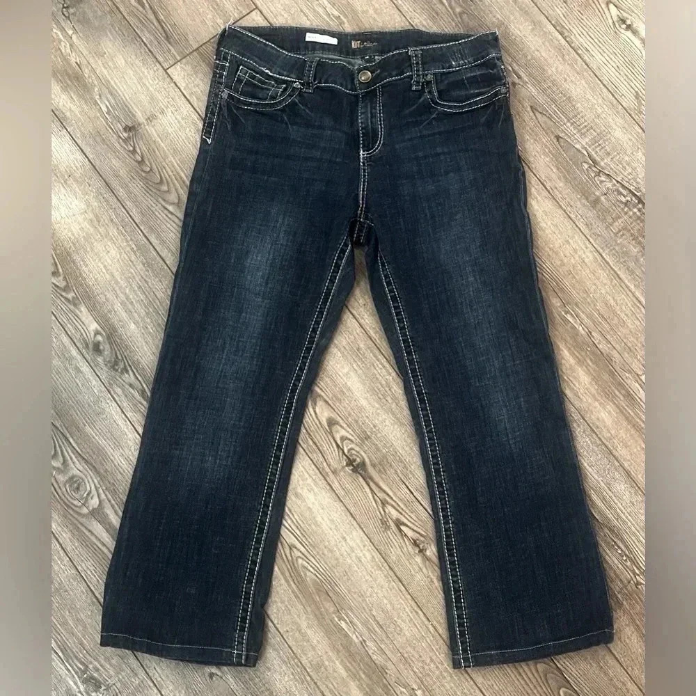 EUC kut from the kloth size 14 jeans stitch work Natalie